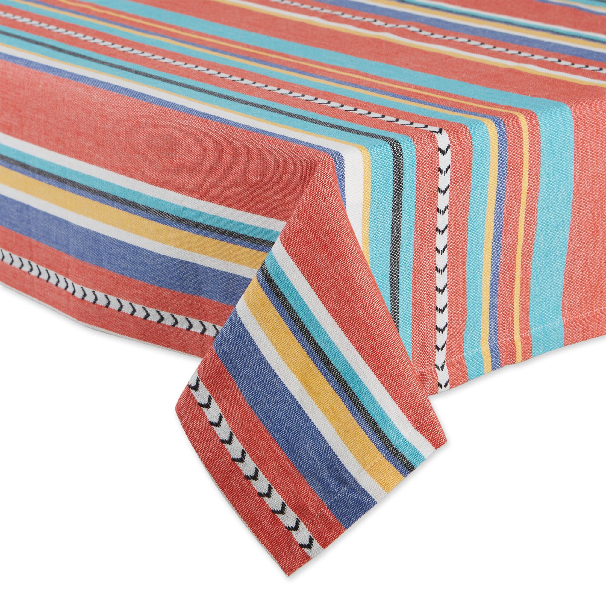 Verano Stripe Tablecloth 60" x 84"